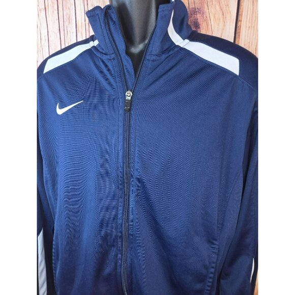 Nike Mens Blue Full-Zip Performance Track Jacket Small - Picture 4 of 8